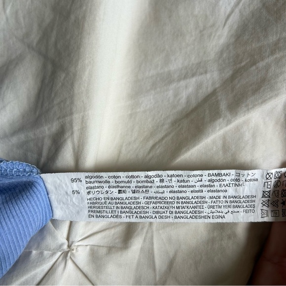 Zara Womens Small Maxi Racerback Blue Sundress - Picture 7 of 7